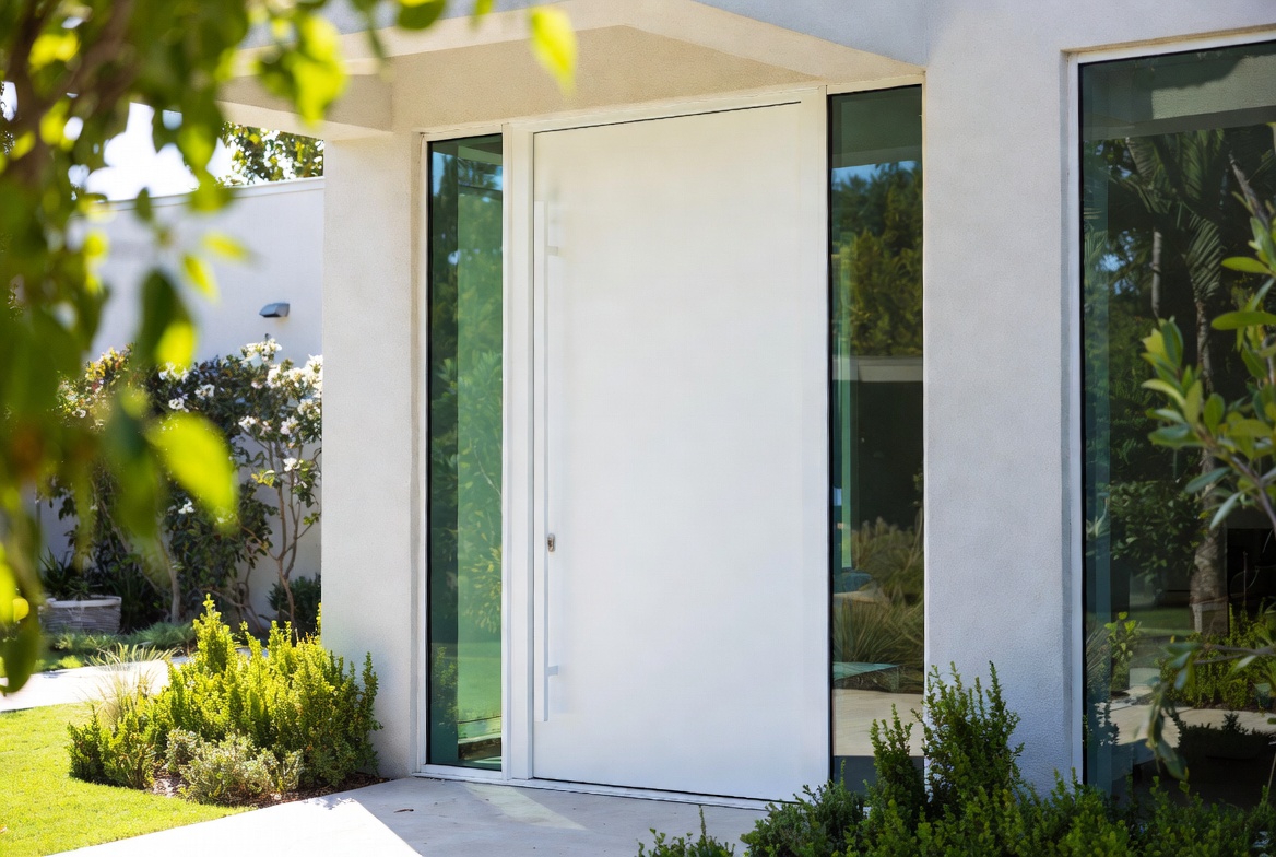 Puertas de aluminio en Madrid — entrada, correderas, plegables y pivotantes